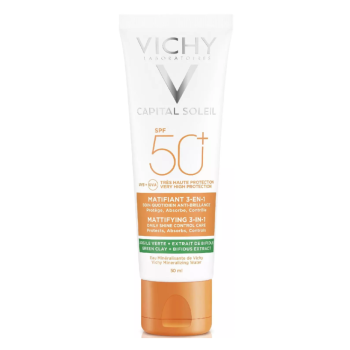 Матирующий уход для проблемной кожи 3-В-1 SPF50+ (Vichy)