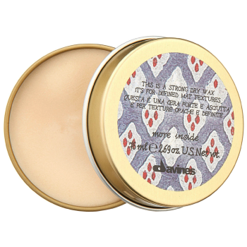 Сухой воск More Inside для текстурных матовых акцент Strong Dry Wax Davines 75 мл