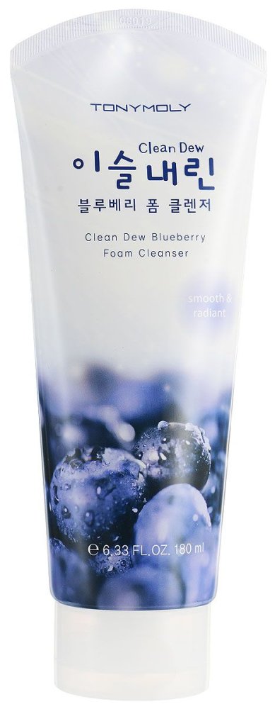 Пена для умывания Голубика Clean Dew Blueberry Foam Cleanser 