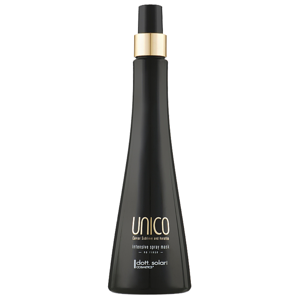 Интенсивная маска-спрей мгновенного действия с экстрактом черной икры и кератином Unico (DS_500, 200 мл)