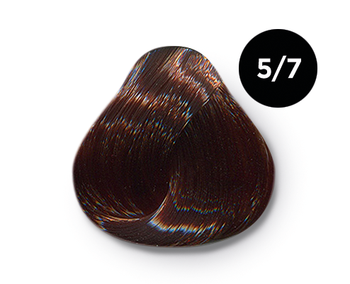 Перманентная крем-краска для волос Ollin Color (770389, 5/7, светлый шатен коричневый, 100 мл, Шатен)