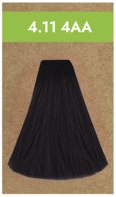 Перманентная краска для волос Permanent color Vegan (48131, 4.11 4AA, насыщенный пепельно-каштановый, 100 мл)