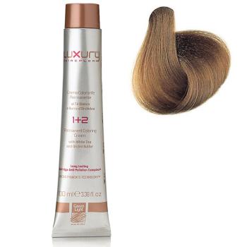 Стойкая крем-краска Интенсивный блондин 7 Luxury Hair Color Intense Blond 7 (Green Light)