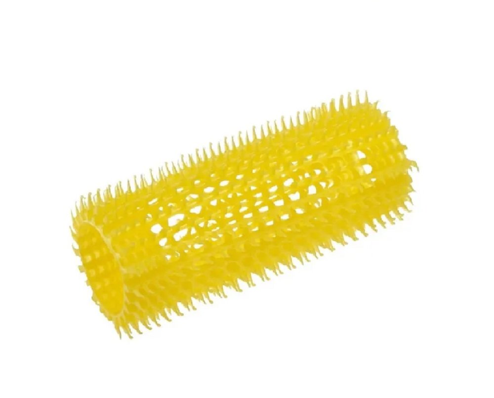 Бигуди пластиковые желтые 31 мм короткие бигуди flex синие 170 мм 14 мм