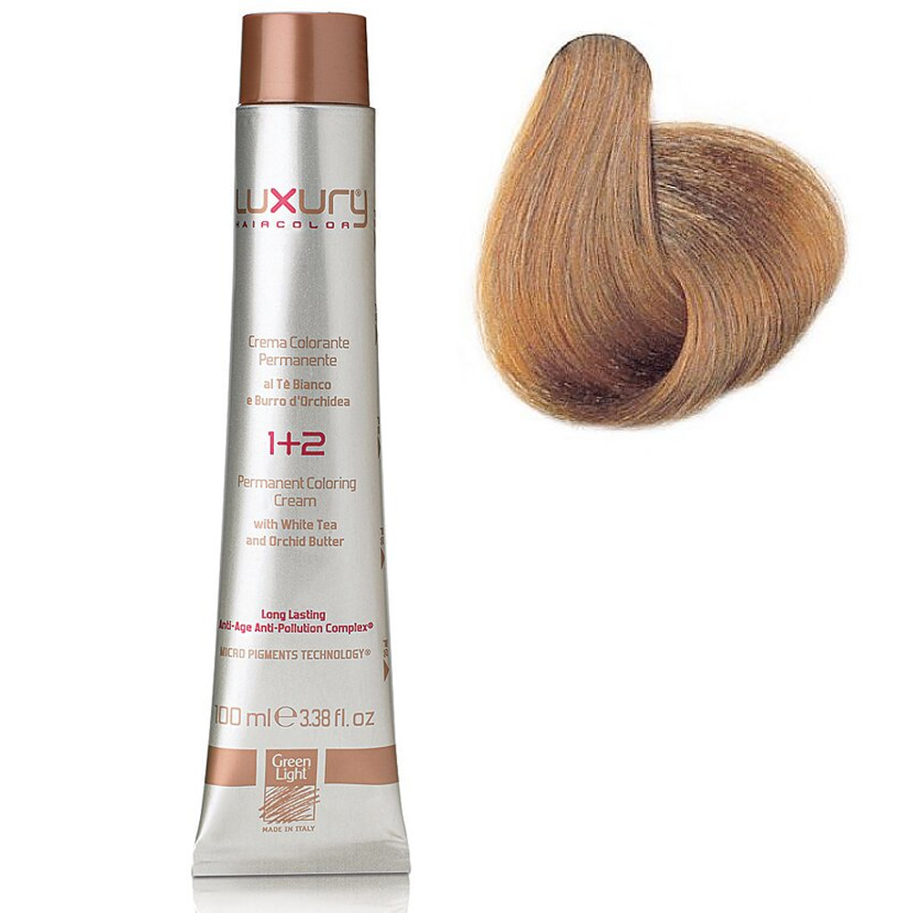 Стойкая крем-краска Светлый золотой блондин 8.3 Luxury Hair Color Light Golden Blond 8.3