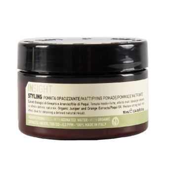 Моделирующая помада для укладки волос с матирующим эффектом Mattifying Pomade Insight Professional