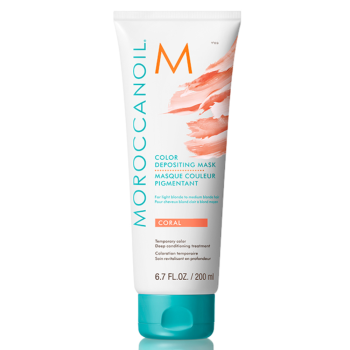 Тонирующая маска Color Depositing Mask Coral (Moroccanoil)