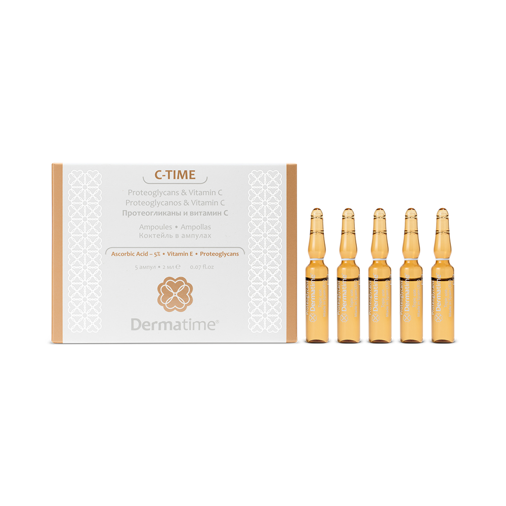 Коктейль в ампулах Протеогликаны и витамин С С-Time Proteoglycans  & Vitamin C