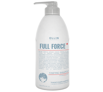 Тонизирующий шампунь с экстрактом пурпурного женьшеня Ollin Full Force Ollin Professional