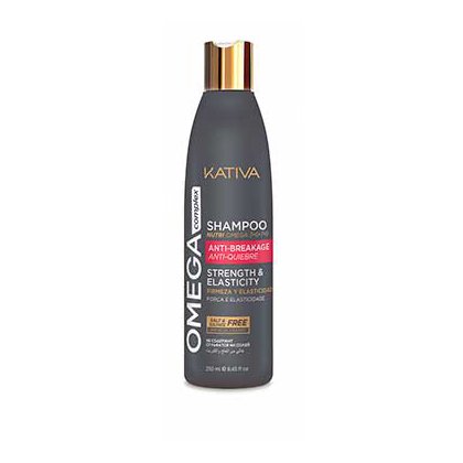 Антистрессовый шампунь для поврежденных волос Kativa Omega Complex