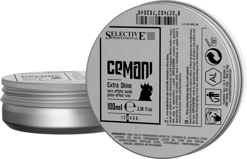 Воск для волос с глянцевым эффектом Cemani Extra Shine шампунь для ежедневного применения cemani every day
