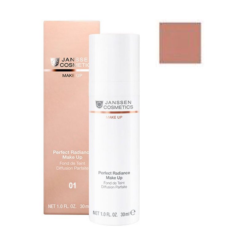 Стойкий тональный крем с UV-защитой SPF-15 для всех типов кожи цвет Порцелан Perfect Radiance Make-up (8700.01, 30 мл, 30 мл)