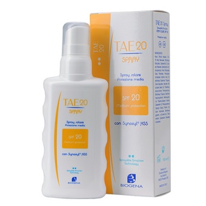 Солнцезащитная эмульсия-спрей SPF 20 Tae Spray inspira cosmetics солнцезащитная эмульсия spf 50 150 мл