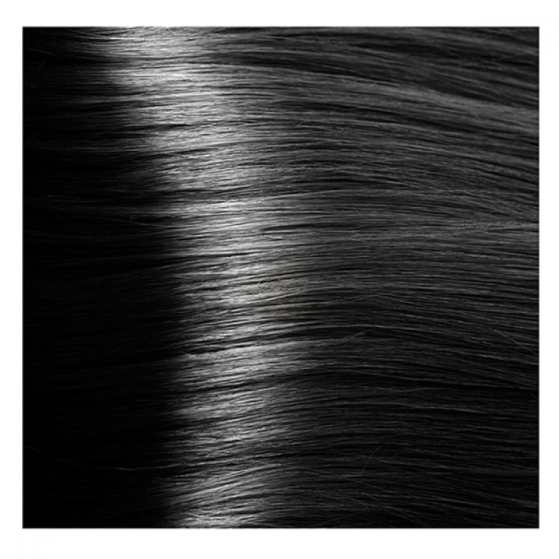 Безаммиачная крем-краска для волос Ammonia free & PPD free (>cos3001, 1, черный, 100 мл)