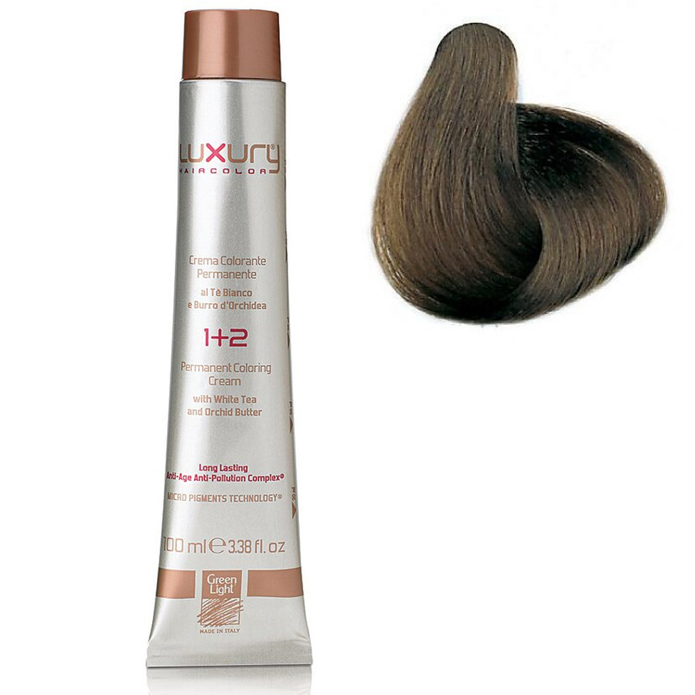 Стойкая крем-краска Спокойный блондин 7.11 Luxury Hair Color Pacific Blond 7.11