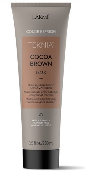 Маска для обновления цвета коричневых оттенков волос Refresh Cocoa Brown Mask (44222, 250 мл)