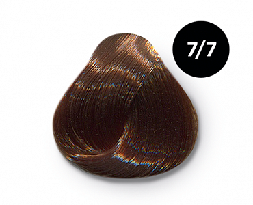 Перманентная крем-краска для волос Ollin Color (770617, 7/7, русый коричневый, 100 мл, Русый)