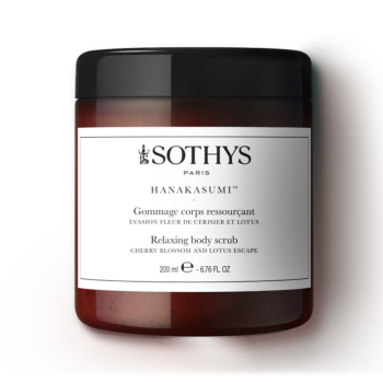 Релаксирующий скраб для тела с цветками вишни и лотоса Relaxing Body Scrub Sothys 200 мл