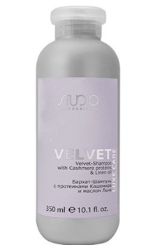 Бархат-Шампунь с протеинами кашемира и маслом льна Luxe Care Studio Professional Kapous 350 мл