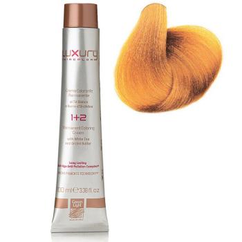 Стойкая крем-краска Платиновый золотой медный блондин 10.34 Luxury Hair Color Platinum Golden Copper Blond 10.34 (Green Light)