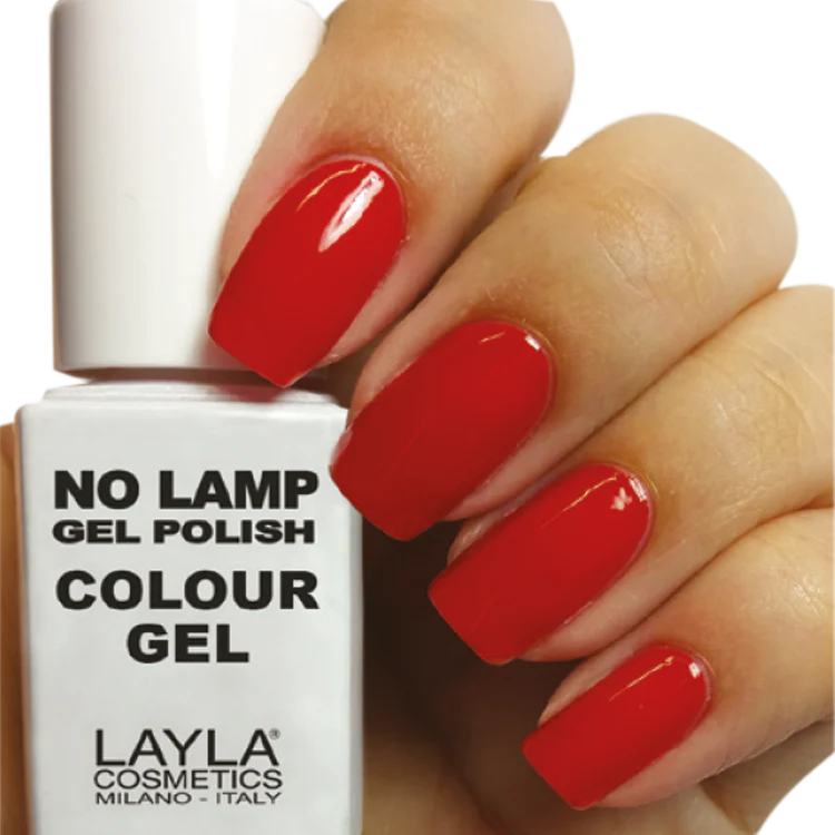 Гель для ногтей цветной No Lamp Gel Polish (1658R25-009, N.9, Live Red, 1 шт)
