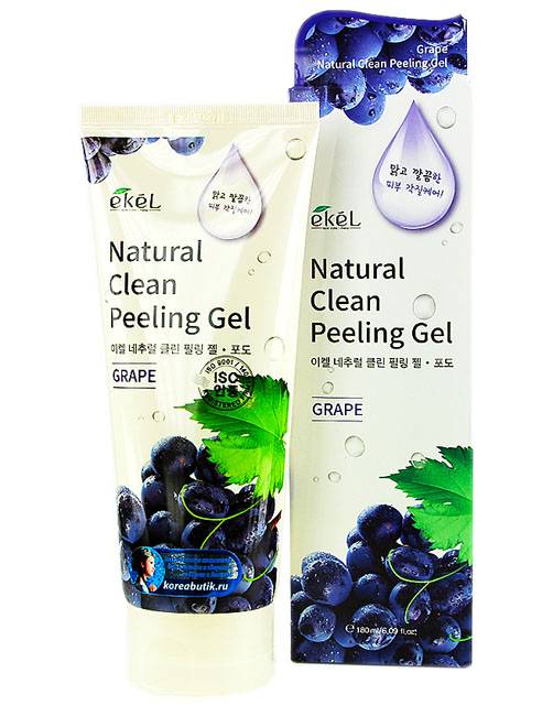 Пилинг-скатка с экстрактом винограда Ekel Grape Natural Clean Peeling Gel