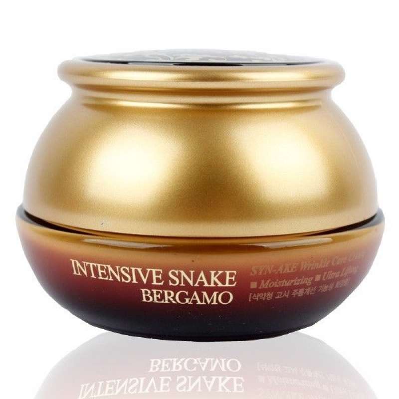 Антивозрастной крем с экстрактом змеиного яда Bergamo