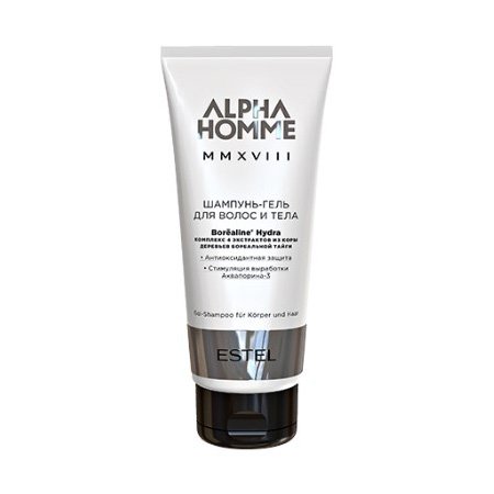 Шампунь-гель для волос и тела Alpha Homme MMXVIII