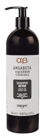 Шампунь с растительным углем, маслами лаванды и иланг-иланга для волос подверженных стрессу Shampoo Detox (2540, 1000 мл)