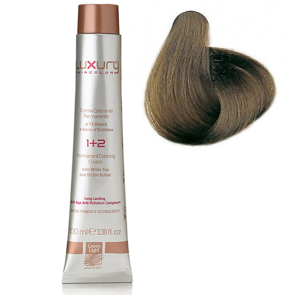 Стойкая крем-краска Светлый спокойный блондин 8.11 Luxury Hair Color Light Pacific Blond 8.11