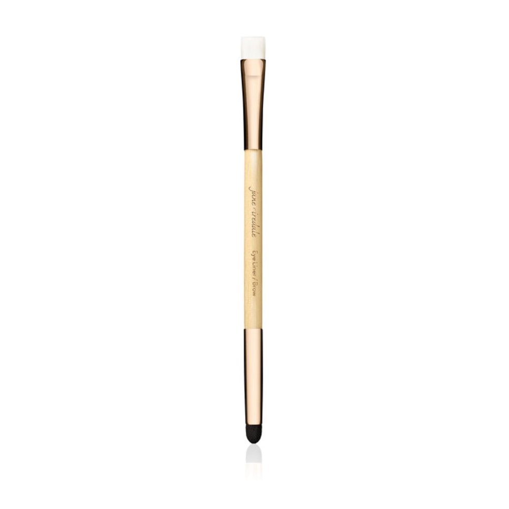 Кисть двусторонняя для нанесения подводки и тона для бровей Double-ended Eyeliner/Brow Brush