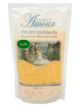 Соль Мертвого моря для ванны Ваниль  (Shemen Amour)