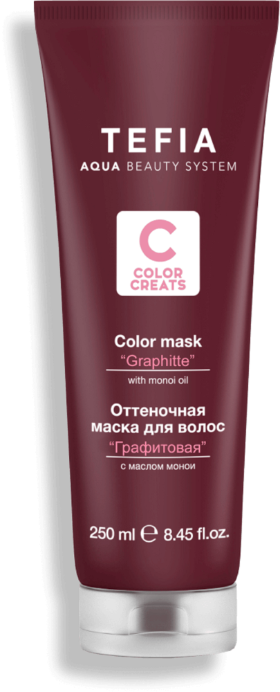Оттеночная маска для волос с маслом монои Color Creats