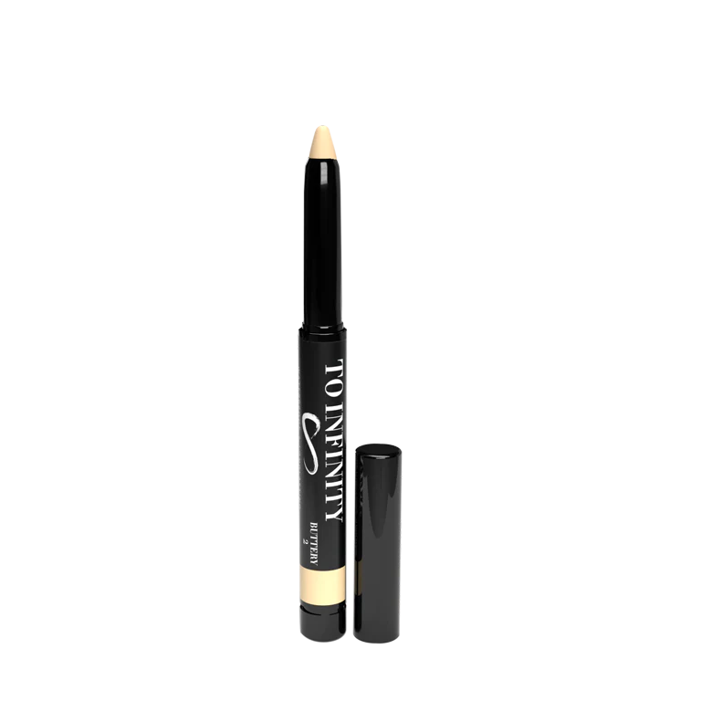 тени в карандаше purobio eyeshadows kingsize pencil 11 grigio темно серый 2 3 г Кремовые тени для век в карандаше Toinfinity Wp Primer & Eyeshadow (1977R16-002, N.2, Buttery, 2 г)