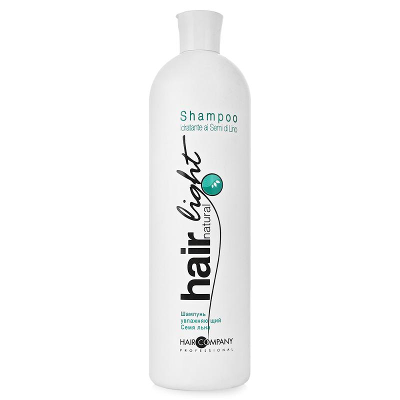 Увлажняющий шампунь Семя льна Hair Natural Light Shampoo Idratante ai Semi di Lino