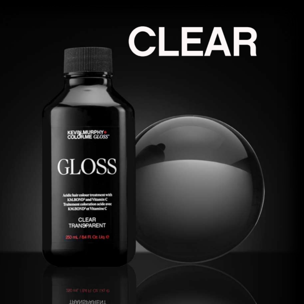 Прозрачный гель-блеск c кислым pH Gloss Acidic Clear Transparent Hair Color.Me