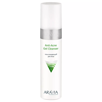 Гель очищающий для жирной и проблемной кожи лица Anti-Acne Gel Cleanser (Aravia)