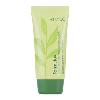 Солнцезащитный увлажняющий крем с семенами зеленого чая SPF 50/PA+++ FarmStay 70 г