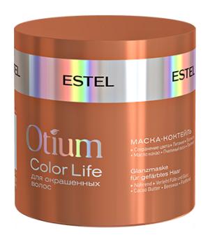Маска-коктейль для волос Яркость цвета Otium Color Life (Estel)