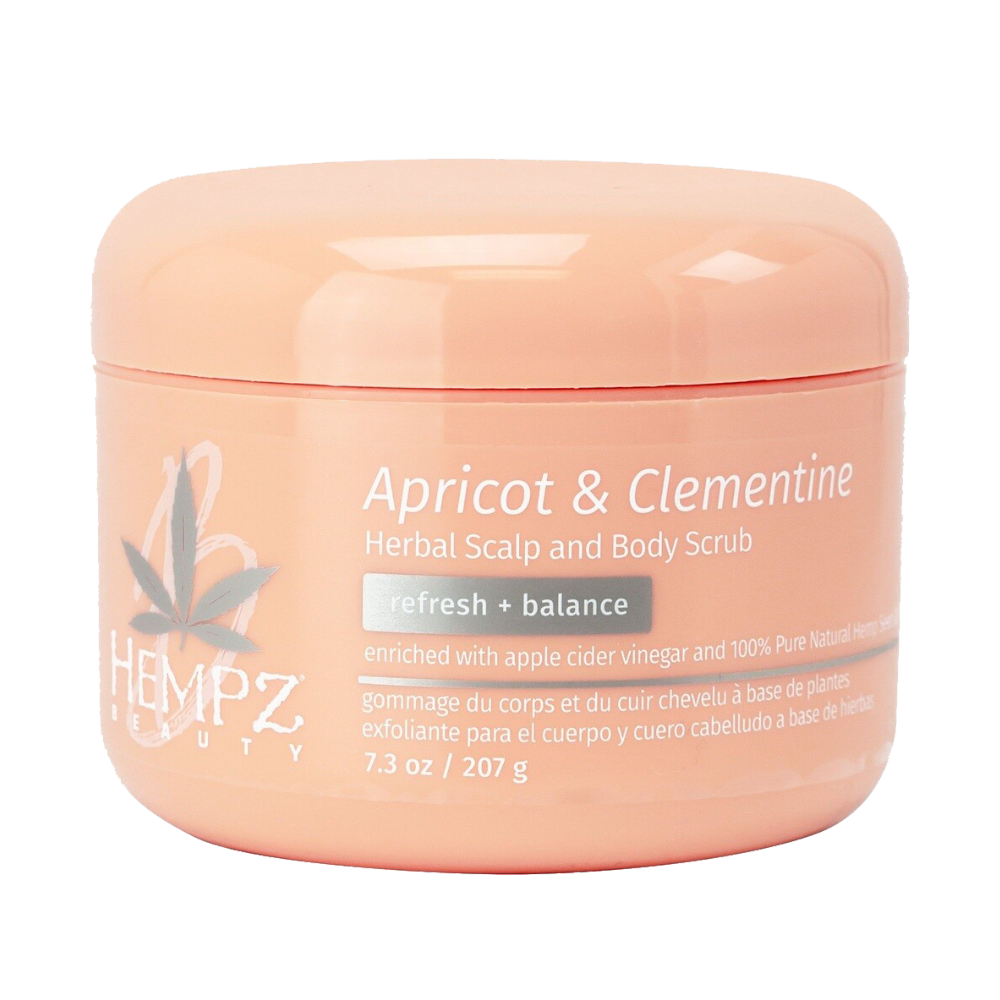 Скраб для кожи головы и тела Абрикос и Клементин Apricot & Clementine Herbal Scalp and Body Scrub