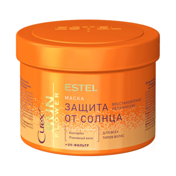 Маска Восстановление и питание с UV-фильтром Curex Sun Flower Estel 500 мл