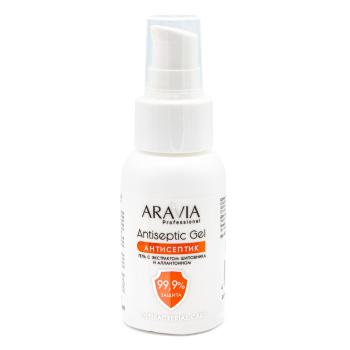 Гель-антисептик для рук с экстрактом шиповника и аллантоином Antiseptic Gel Aravia 50 мл