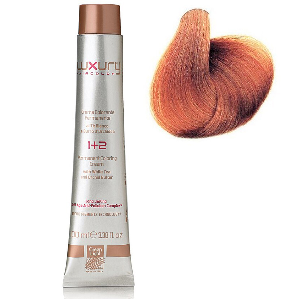 Стойкая крем-краска Очень светлый медный блондин 9.4 Luxury Hair Color Very Light Copper Blond 9.4