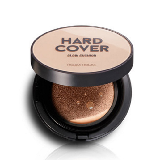 Набор Кушон и Рефил Holika Holika Hard Cover Glow Cushion Set 