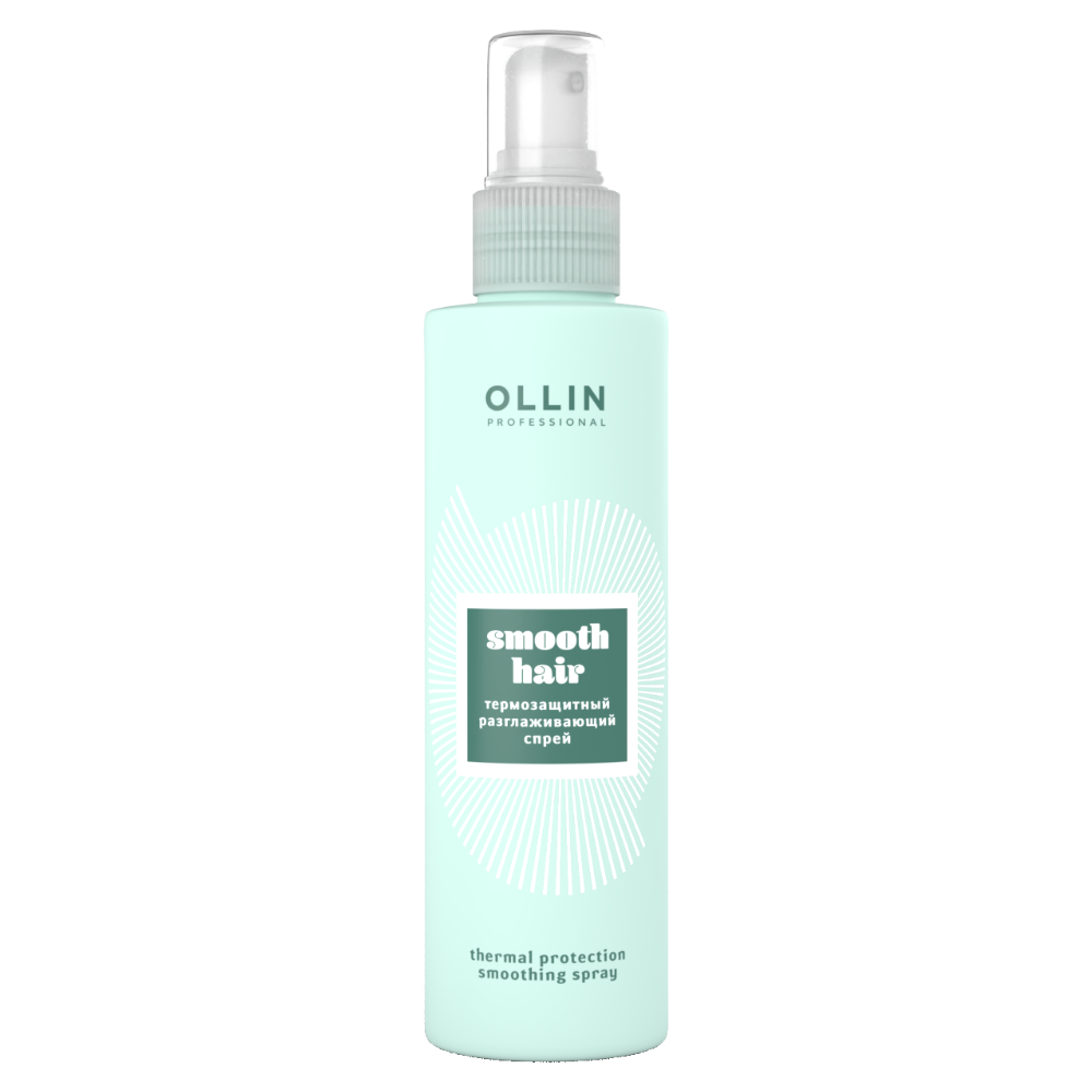 Термозащитный разглаживающий спрей Thermal protection smoothing spray Ollin Curl Hair маска для окрашенных волос color protection hair trend 400 мл