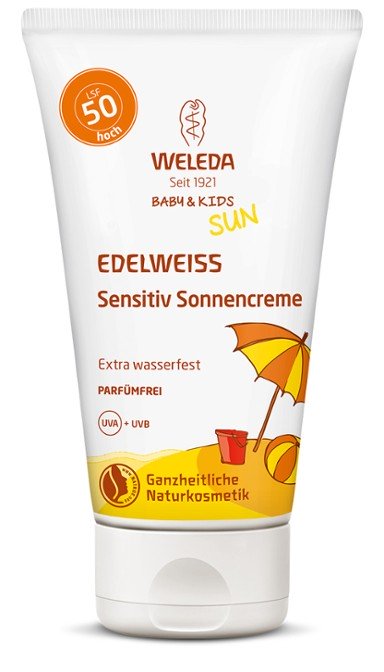 Натуральный солнцезащитный крем для младенцев и детей SPF 50