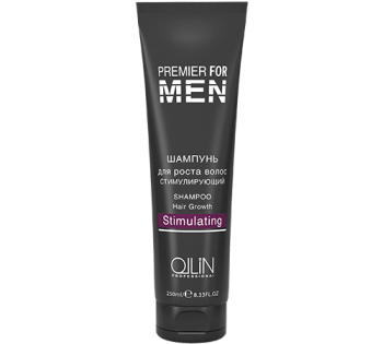 Стимулирующий шампунь для роста волос Shampoo Hair Growth Stimulating Ollin Premier For Men (Ollin Professional)