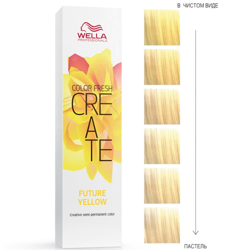 the infinite white abyss kandinsky malevitch mondrian Color Fresh Create Infinite - оттеночная краска для волос (81644566, 544, больше чем желтый, 60 мл)