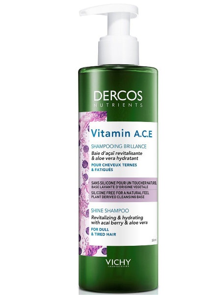 Шампунь для блеска волос Vitamin Dercos Nutrients