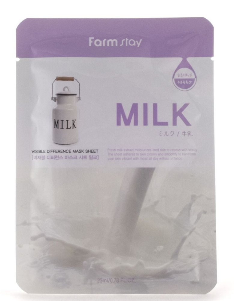 Тканевая маска с молочными протеинами FarmStay